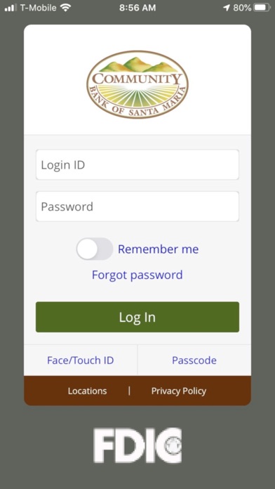 Community Bank of Santa Maria Screenshot