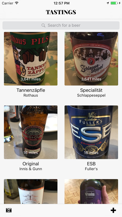 Screenshot #1 pour Tastings - rate & track beers