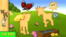 Game screenshot Зверюшками - деревянные головоломки для детей apk