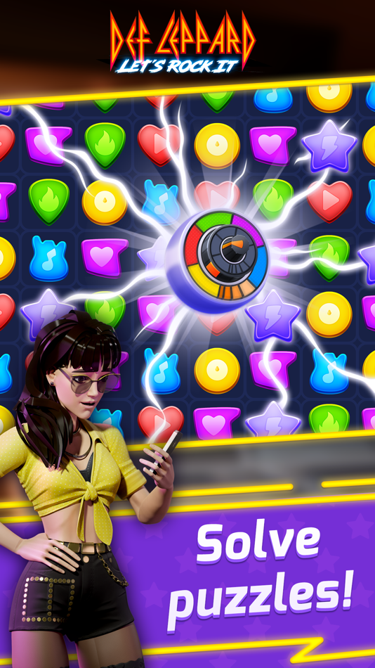 #7. Def Leppard - Let's Rock It! (iOS) Podle: PURE BREAD INC