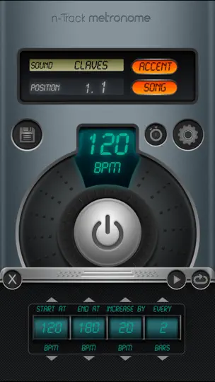 N-Track Metronom iPhone Ekran Görüntüsü 4