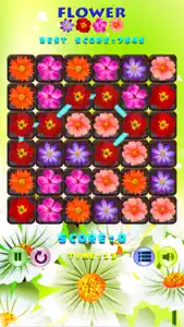 Flower Beautiful Puzzle Match 3 Games screenshot #2 for iPhone