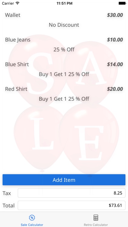 My Super Sale Calculator App