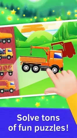 Game screenshot Truck Puzzles for Toddlers. Baby Wooden Blocks mod apk