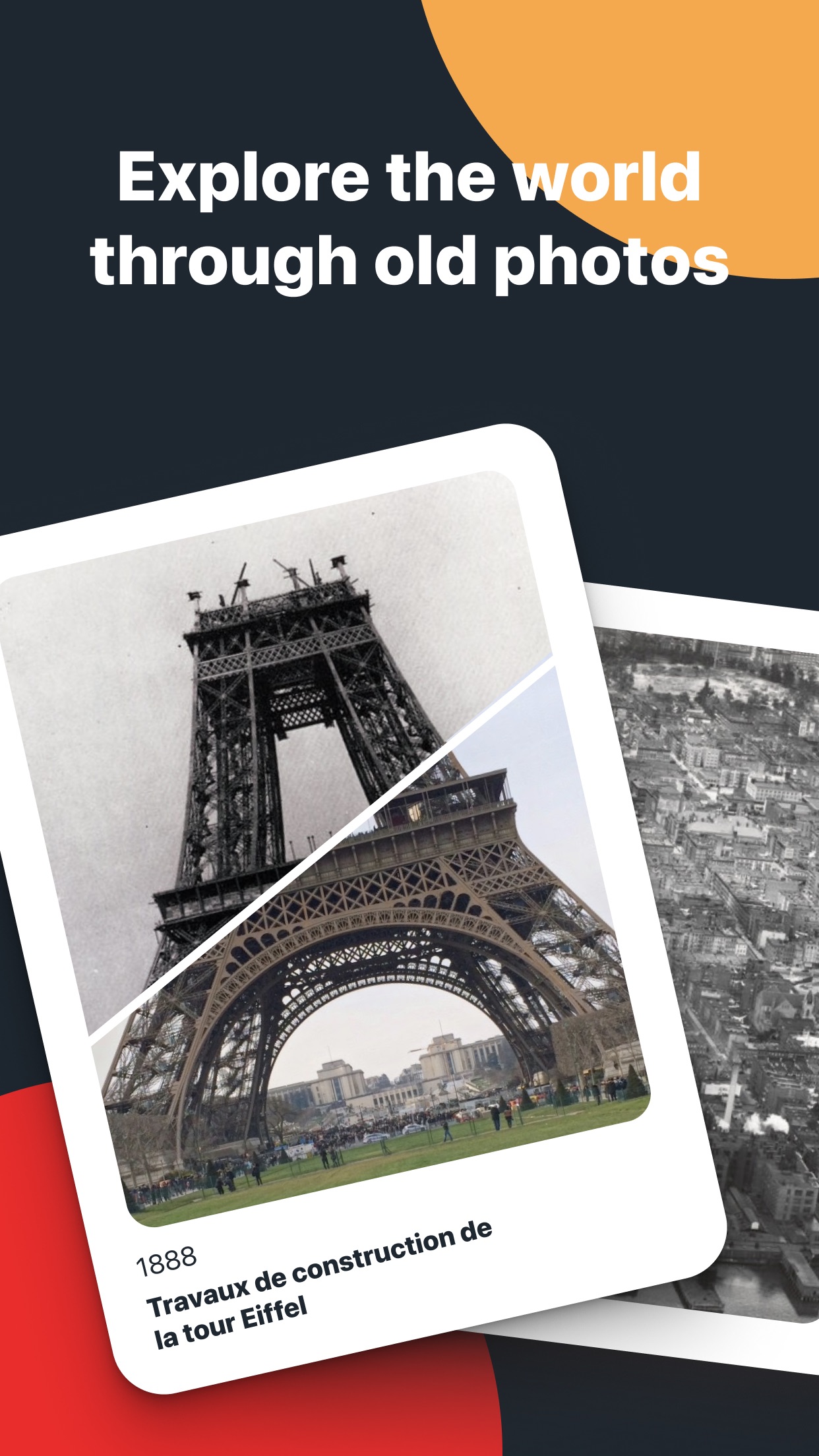 Screenshot do app História do mundo em fotos