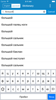 Russian to English & English to Russian Dictionary screenshot 2