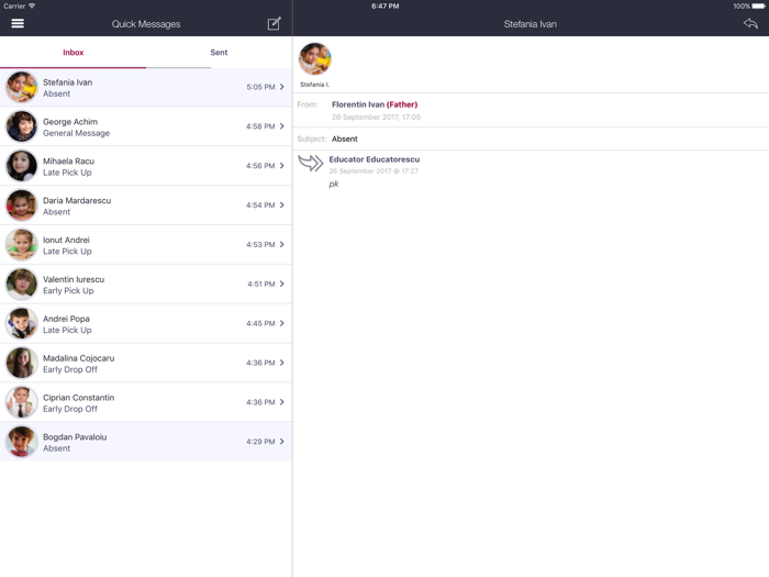 Kinderpedia Teacher and Educator