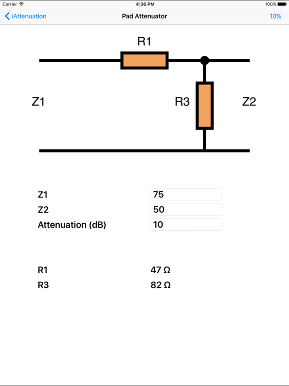 Screenshot #4 for iAttenuation