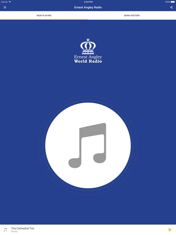 EAM Radio iPad screenshot 1 - Lifestyle app