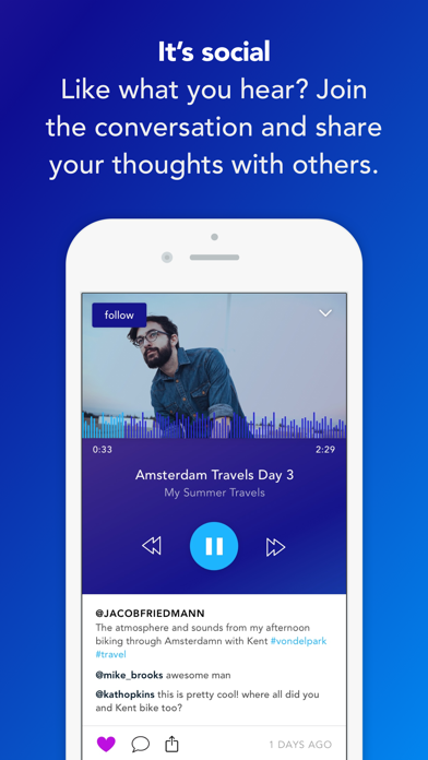 Audicy iPhone screenshot 5 - Social Networking app