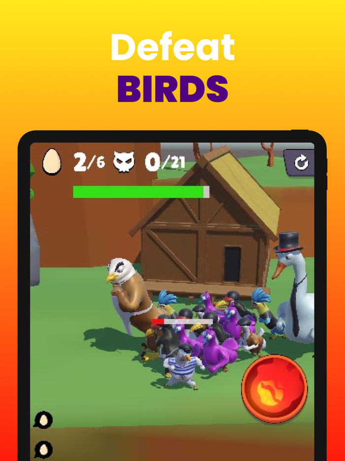 Bird district fight the eggs