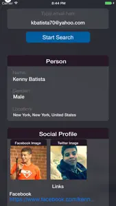 Findr - Social profiles tracker for messenger screenshot #2 for iPhone