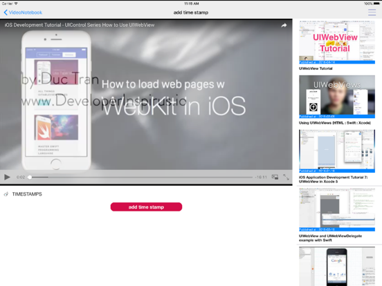 Screenshot #6 pour VideoNotebook