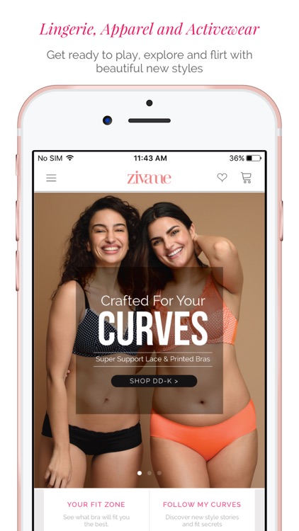 Zivame - Shop Lingerie, Activewear, Apparel Online