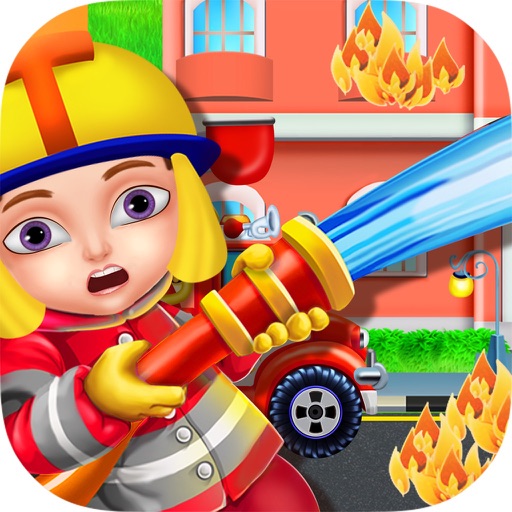 Firefighters Fire Rescue Kids Icon