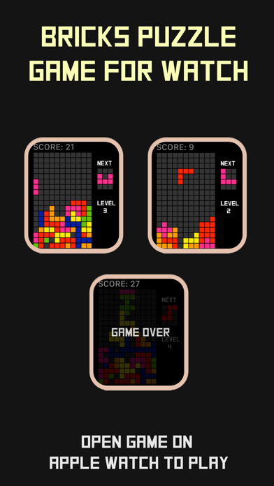 Bricks Puzzle Game For Watch screenshot 1