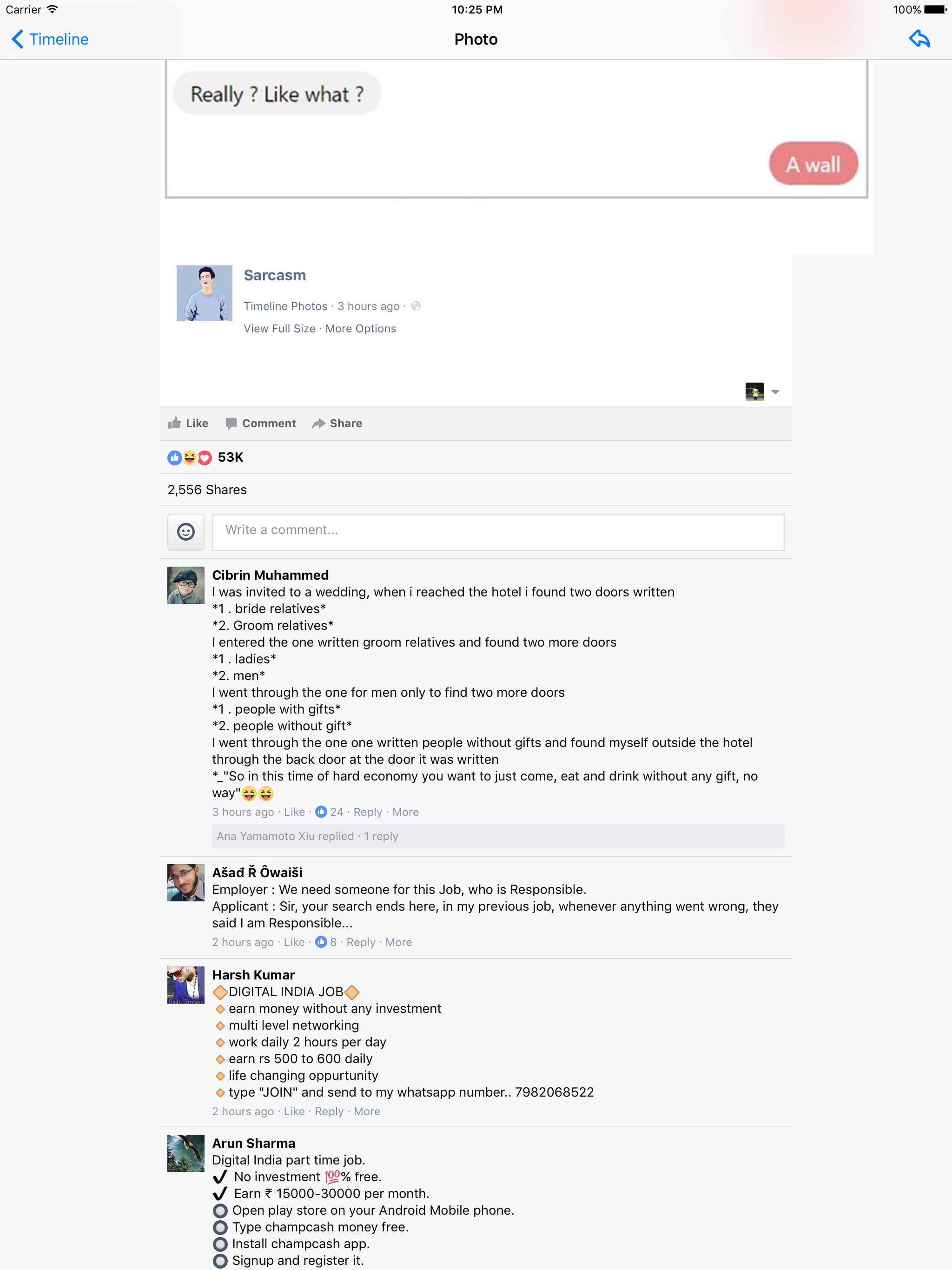 Sarcasm LOL - Laught out laud with best jokes