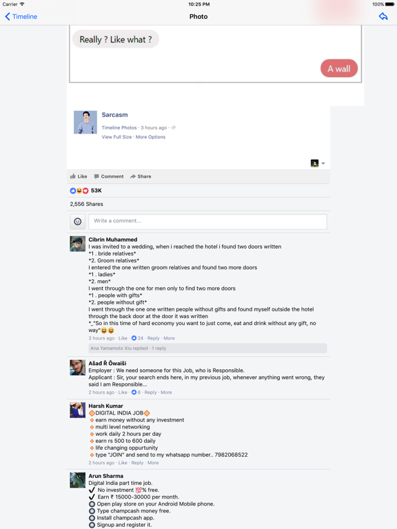 Screenshot #6 pour Sarcasm LOL - Laught out laud with best jokes