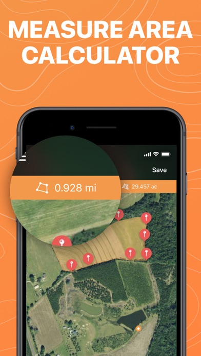 Field Area & Maps Measure app Screenshot