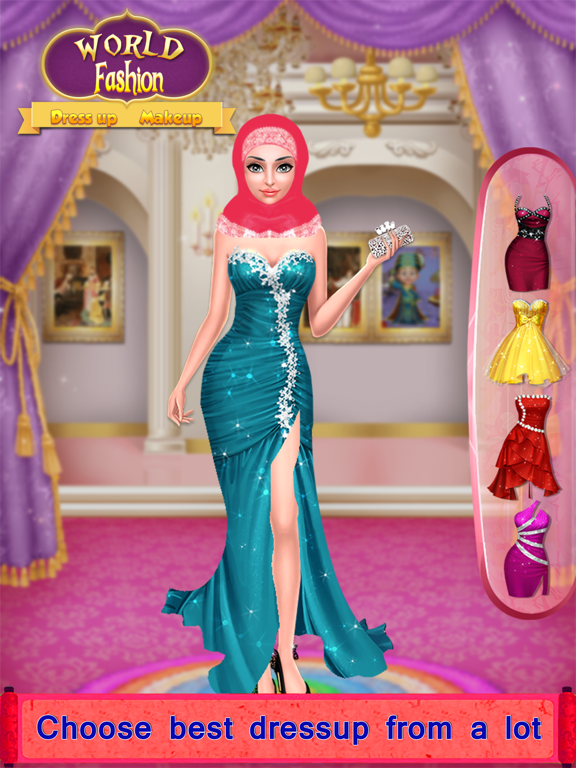 World Fashion Dressup & Makeup iPad screenshot