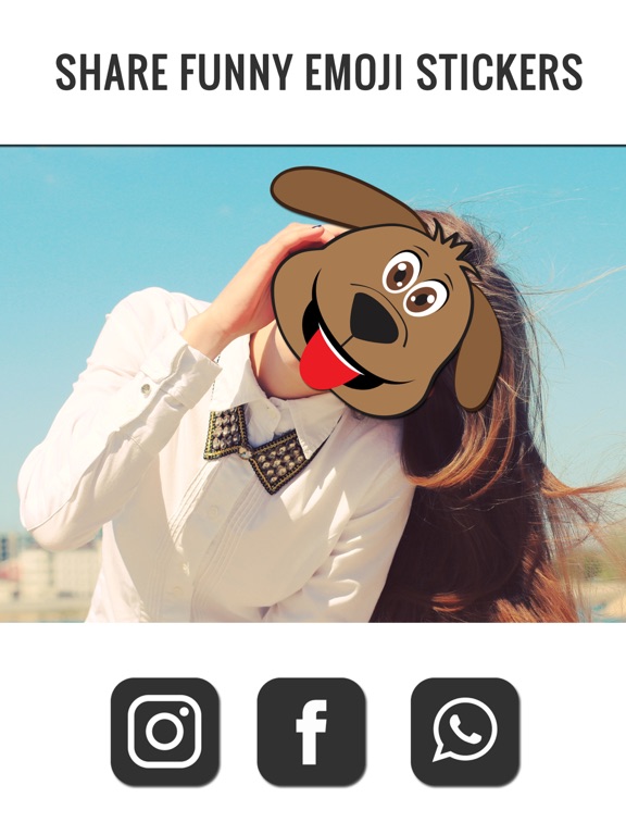 Emoji Face Maker Sticker App iPad screenshot 4 - Photo & Video app