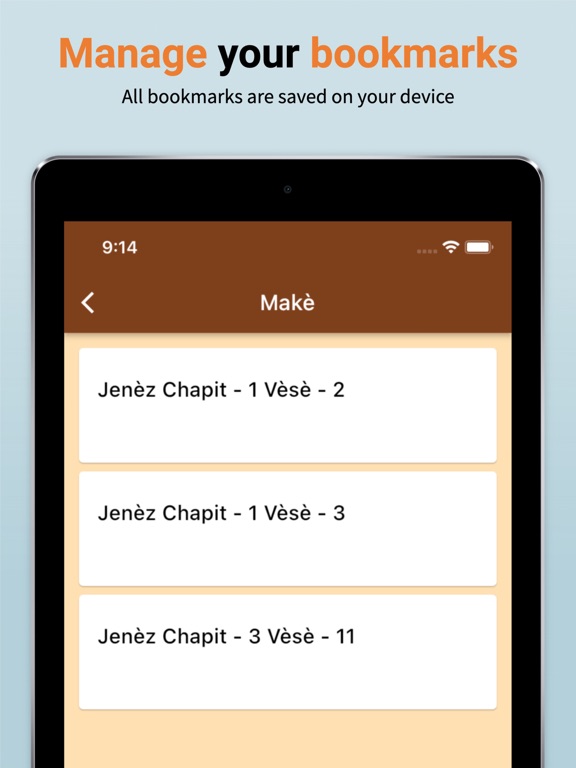 Haitian Creole Study Bible iPad screenshot 7 - Book app