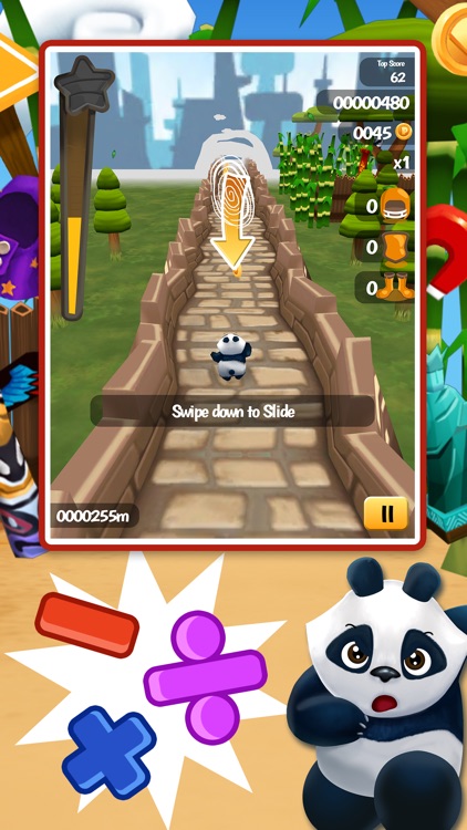 Math Run: Panda Chase