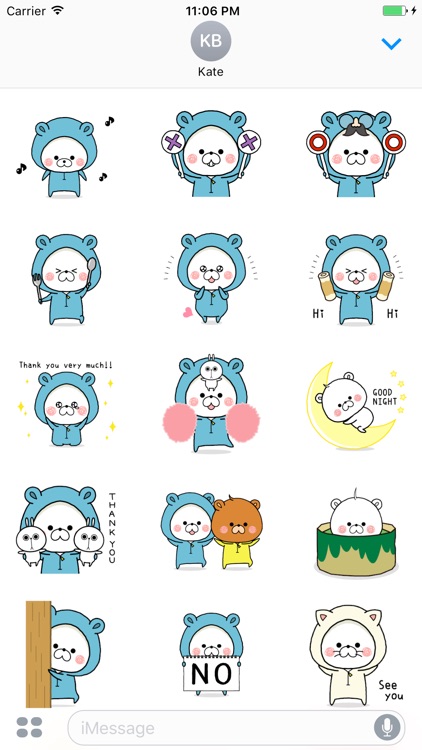 Bin The Cutest Hoodie Bear Sticker