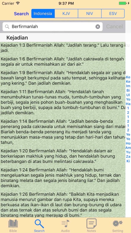 Alkitab Indonesian-English Bilingual Audio Bible screenshot-4