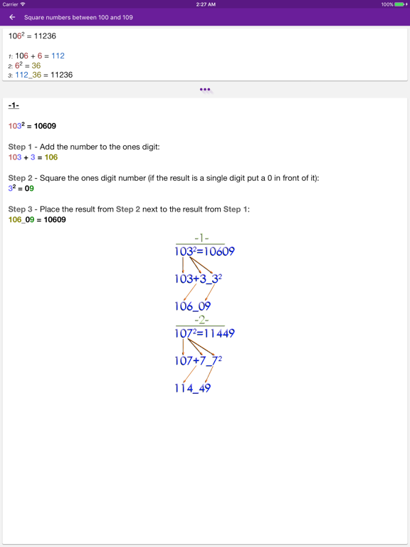 Math Tricks (100+) iPad screenshot 1