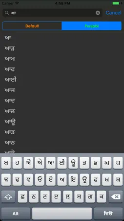 Punjabi Dictionary + screenshot 2