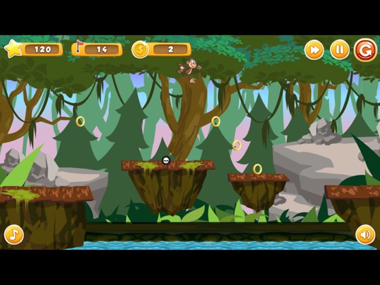 Forest Adventure : jumping games monkey run