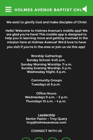 Holmes Avenue Baptist Church screenshot 2