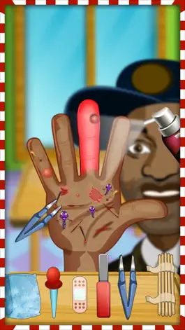 Game screenshot рождество знаменитость рука врач & makeover салон apk