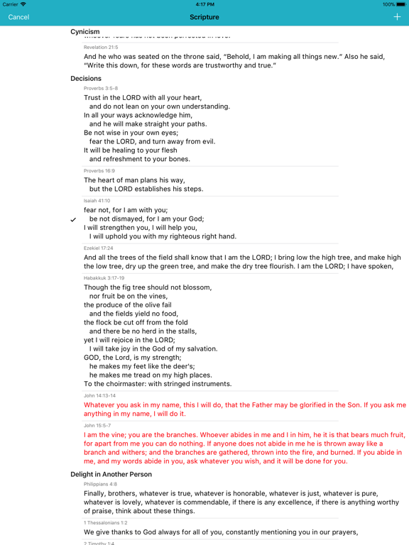 A Praying Life - Prayer Cards iPad screenshot 6 - Lifestyle app