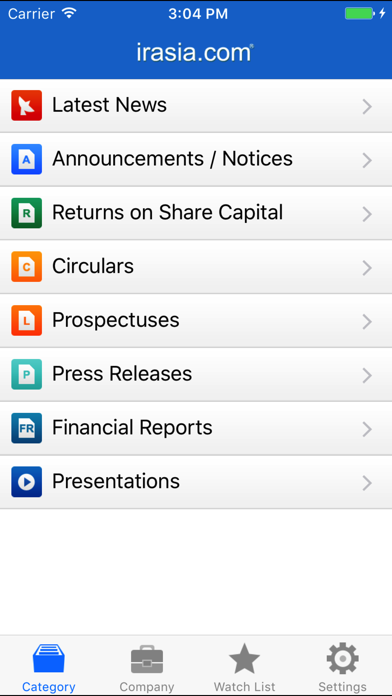 IR News Center Screenshot