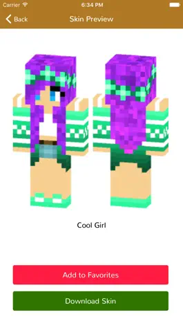 Game screenshot Girl Skins for Minecraft Pocket Edition-MCPE Skins hack