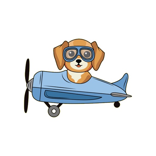 Pilot Puppy Stickers