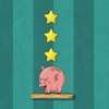 Pig eats gold coins