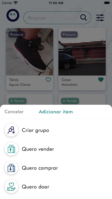 Eu Quero! App Screenshot