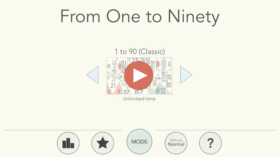 Скриншот From One To Ninety на iPhone 1