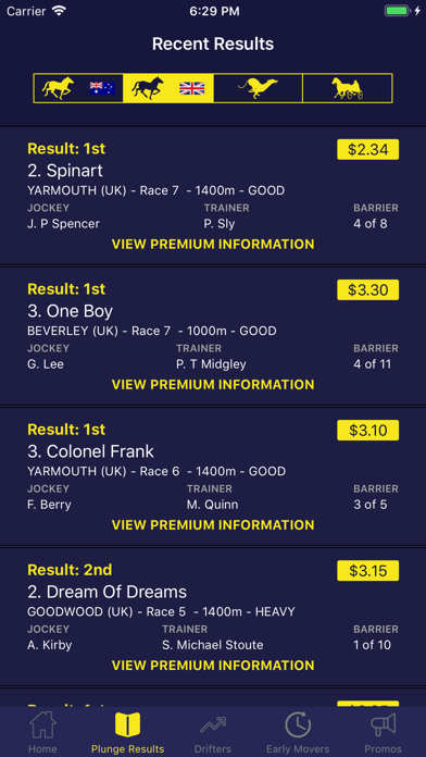 Plunge: Horse Racing Screenshot