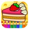 Strawberry Cake Coloring Book Game Edition