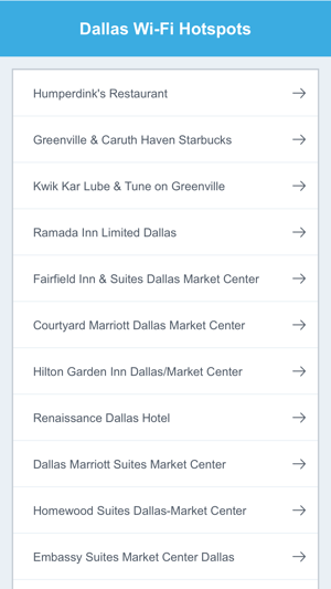 Dallas City Wifi Hotspots(圖2)-速報App