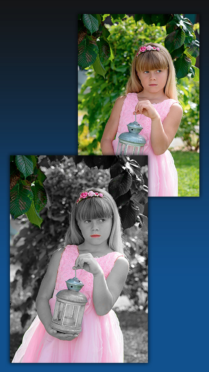 Color Splash effect – Black and white photo editor