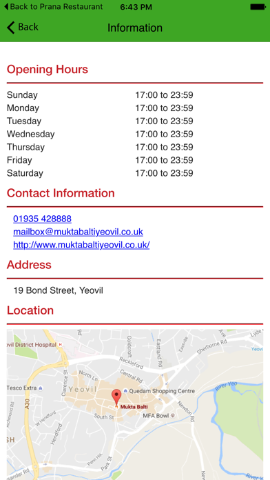 Screenshot #3 pour Mukta Balti Yeovil