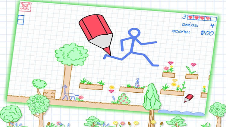 Stickman Adventure on Paper - Block Puzzle Game