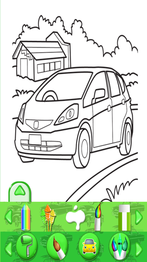 Vehicles Kids Coloring Book Pro(圖3)-速報App