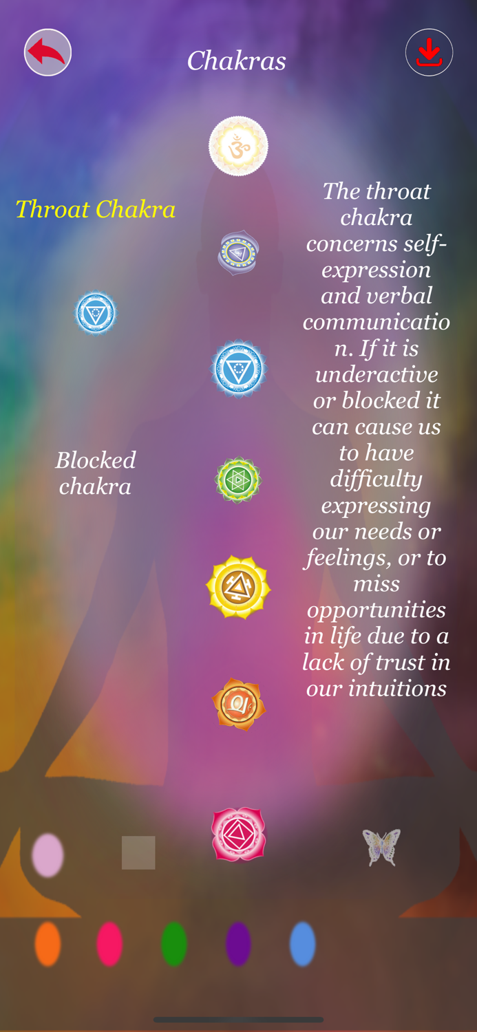 Chakra aura view