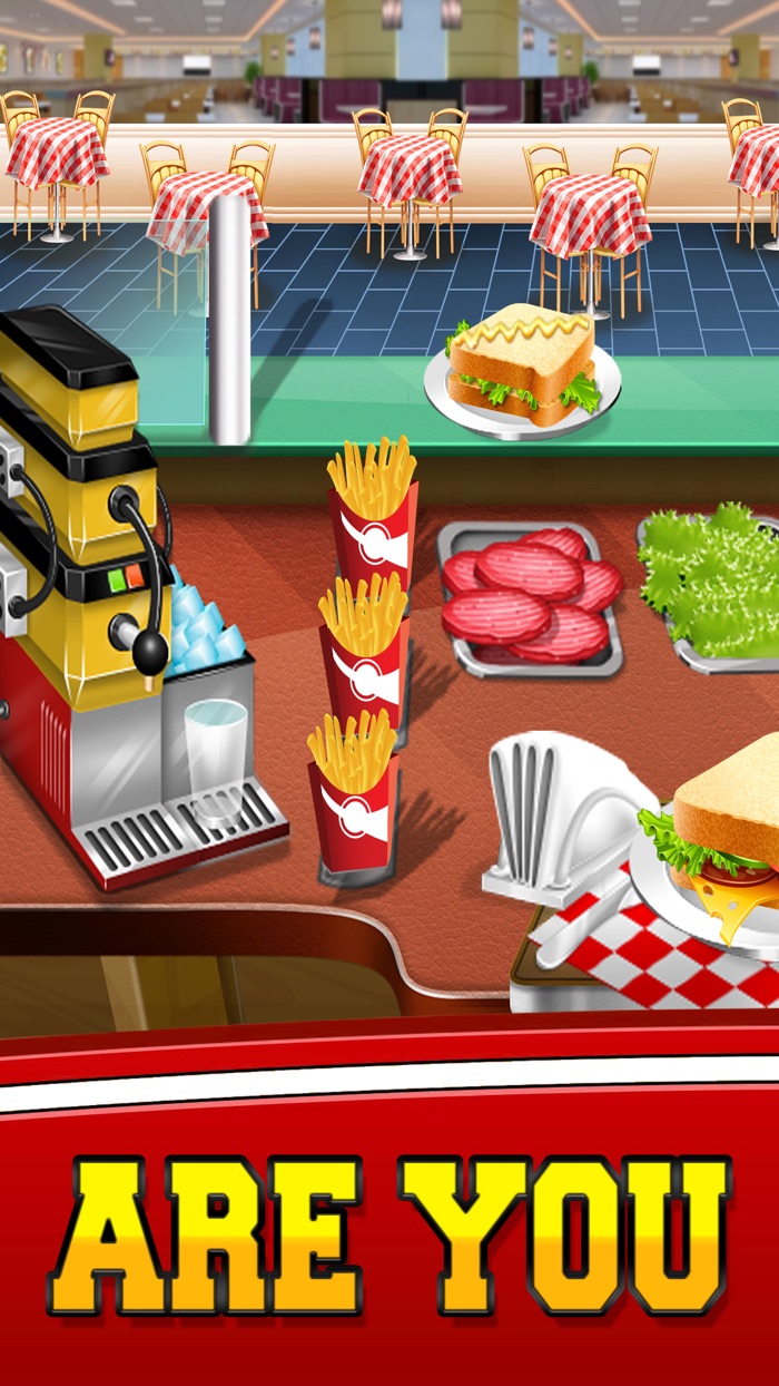 フードカフェキッチンシェフ：クッキングメーカーキッズゲーム